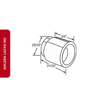 Handle Extension Satin Nickel 39-714P